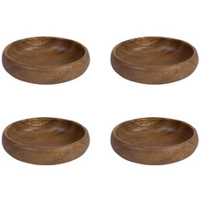 15.2cm Acacia Wood Tapas Bowls (Set of 4)
