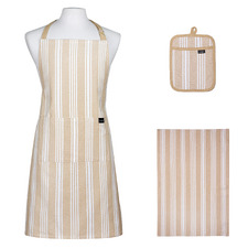 3 Piece Eco Stripe Kitchen Accessories Set