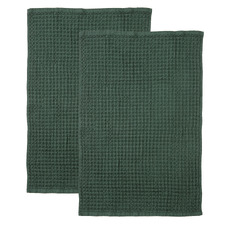 Chunky Waffle Cotton Kitchen Towels (Set of 2)