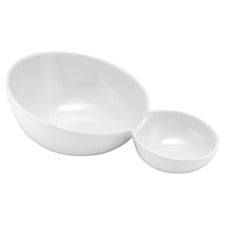 Sloped Split Alto Serve & Share Chip & Dip Bowl