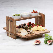 4 Piece Gather Serving Board & Bowl Set