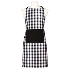 Eco Gingham Cotton-Blend Apron
