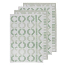 4 Piece Cook & Bake Cotton Kitchen Towel Set
