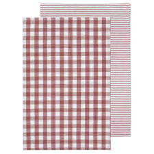 2 Piece Eco Gingham Kitchen Towel