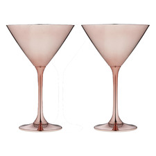 Rose Aurora 190ml Martini Glasses (Set of 2)