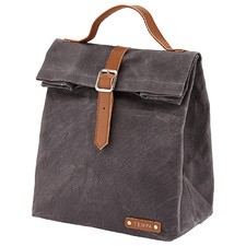 Slate Grey Buckle Insulated Lunch Bag
