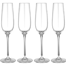 Quinn 285ml Crystal Champagne Glasses (Set of 4)