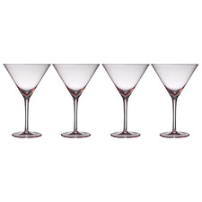 Blush Esme 320ml Crystal Martini Glasses (Set of 4)