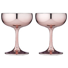 Rose Aurora 220ml Cocktail Glasses (Set of 2)
