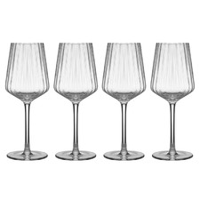Clear Esme 400ml Crystal Wine Glasses (Set of 4)