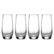 Quinn 550ml Crystal Highball Glasses (Set of 4)