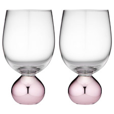 Rose Astrid 445ml Crystal Wine Glasses (Set of 2)