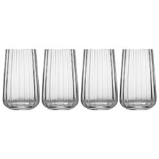 Clear Esme 450ml Crystal Highball Glasses (Set of 4)