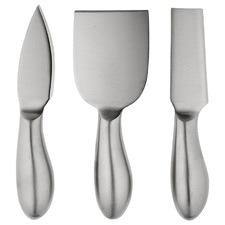 3 Piece Fromagerie Stainless Steel Cheese Knife Set