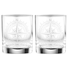 Compass Atticus 350ml Whiskey Glasses (Set of 2)