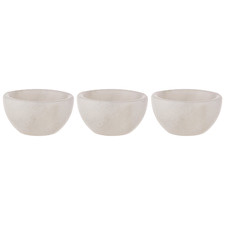 White Emerson Pinch Bowls (Set of 3)
