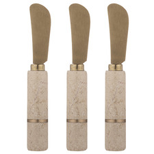 Champagne Emerson Spreader Knives (Set of 3)