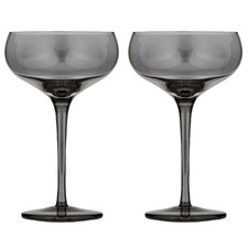 Verity 293ml Crystal Coupe Glasses (Set of 2)