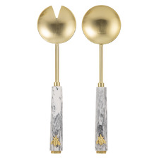 2 Piece Modern Bee Salad Server Set