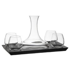 6 Piece Harvey 1.6L Decanter & 450ml Wine Glass Set