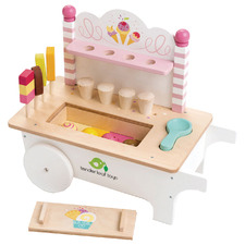Kids' Ice Cream Cart Push-Along Toy