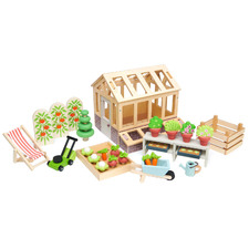 Tender Leaf Toys Greenhouse with Garden Playset