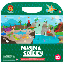 Kids' Dino World Magna Carry Magnetic Play Box Set