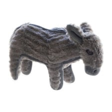 Grey Donkey Plush Dog Toy