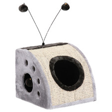 Beige & Grey Channing Cat Scratching Post