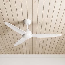 Whisper 132cm DC Ceiling Fan with Tri-Colour LED
