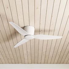 Whisper 112cm DC Low Profile Ceiling Fan with Remote Control
