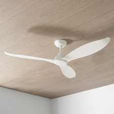 Claro Allure 132cm White DC Ceiling Fan with Remote Control