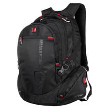 48cm Black Water-Resistant Backpack