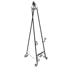 152cm Black Metal Art Easel Stand