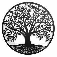 Round Tree Iron Wall Decor