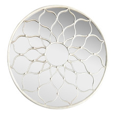 Round Iron Wall Mirror
