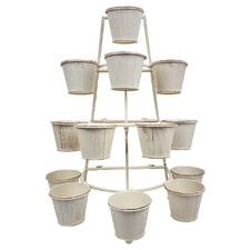 Pyramid Iron Plant Stand