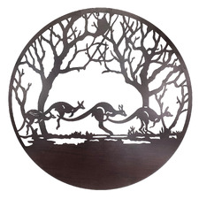 Kangaroo Laser-Cut Wall Accent