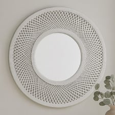 Xyrene Bamboo Wall Mirror