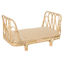 Poppie Toys Gold Leaves Day Bed & Mattress Doll Furniture