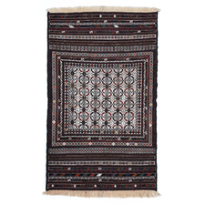 Maelie Maliki Hand-Woven Wool-Blend Kilim Rug