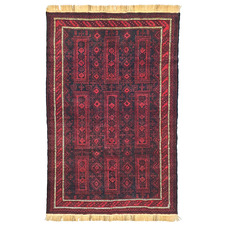 Yaqubkhani Malik Vintage-Style Hand-Knotted Wool Rug