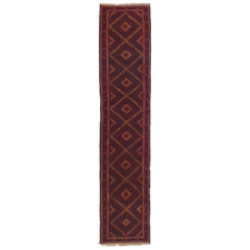 Nakhonak Vintage-Style Hand-Knotted Wool Runner
