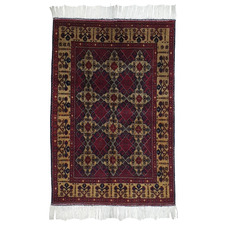Yousufi Vintage-Style Hand-Knotted Wool Rug