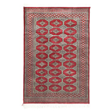 Kashmir Hand-Knotted Wool & Cotton Rug