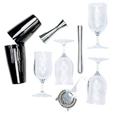 Unbreakable Polycarbonate Pina Colada Cocktail Kit