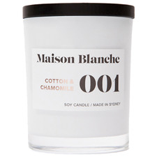 Cotton & Chamomile Scented Candle