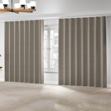 Taupe Essence S-Fold Room Darkening Curtain