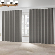 Silver Essence S-Fold Room Darkening Curtain