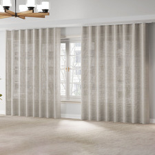 Linen Luna S-Fold Light Filtering Curtain